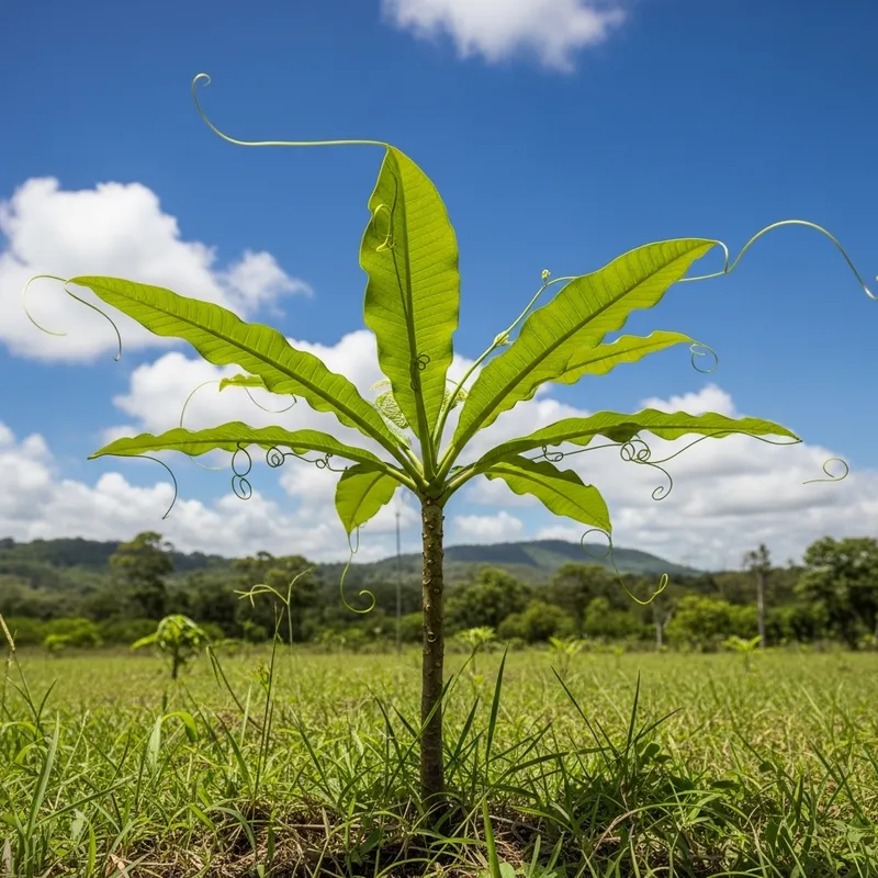 Dynamic Tree with 8 Leaves and Active Tendrils