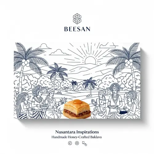 Luxurious Nusantara-Inspired Baklava Packaging Design