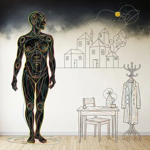 Avant-Garde Dada Art Inspired by Surrealism and Abstract Paintings