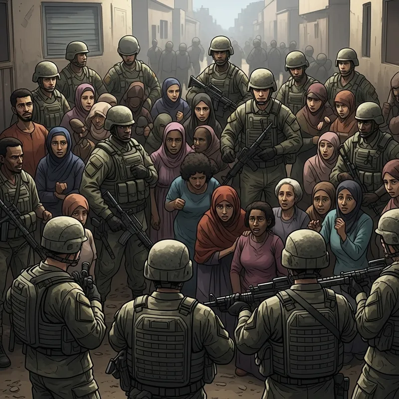 Russian Soldiers Defend Civilians with Bravery and Unity