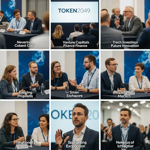 Token2049 Tech Convention in Singapore - Energetic Atmosphere of Crypto Innovators
