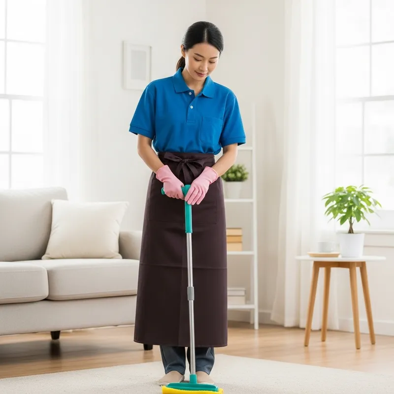 Home Cleaning Service | Bright Living Room Cleaner