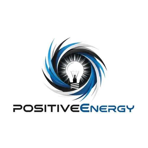 PositiveEnergy YouTube Channel Logo | Modern & Inspirational Design