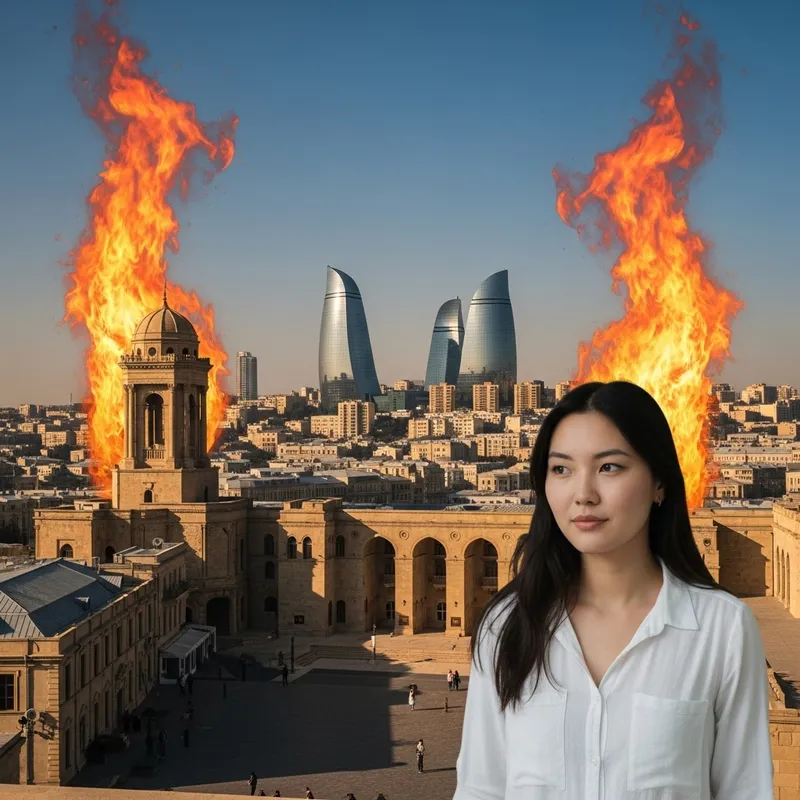 Urban Elegance in Baku, Azerbaijan | Stunning Portrait