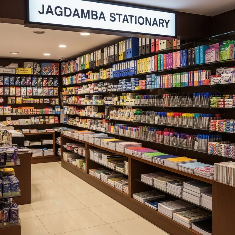 Jagdamba Stationary: Organized Retail Shop for Stationery Products