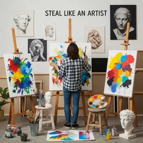 Embrace Creativity: Steal Like an Artist in Vibrant Art Studio
