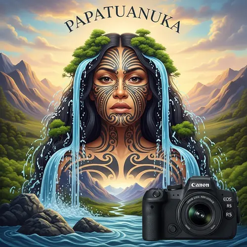 Papatuanuku: Maori Mother Earth Interpretation with Renaissance Style