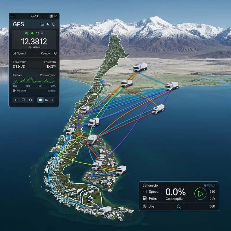 GPS Truck Tracking in Chile: Navigate the Diverse Landscapes