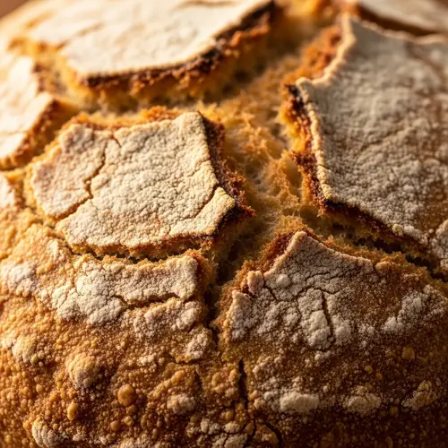 Artisanal Baking Style | Freshly Baked Bread Close-Up Photo