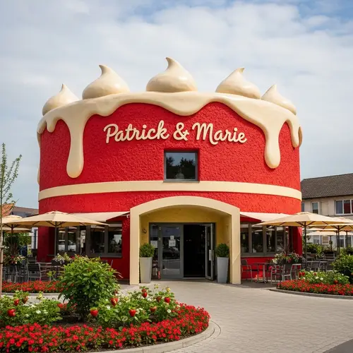 Ultramodern Cake Restaurant: Patrick & Marie