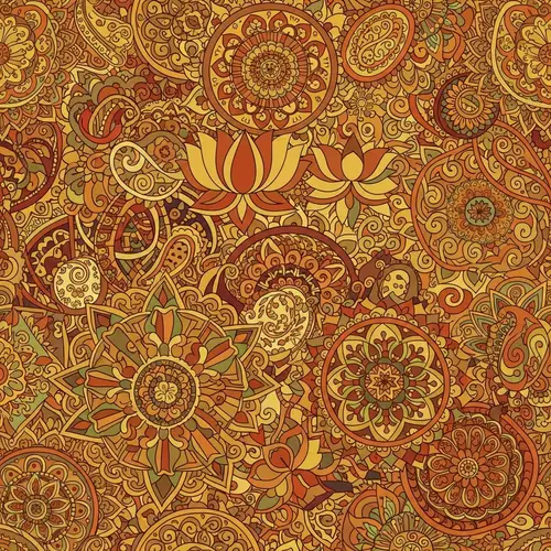 Intricate Indian Patterns Background | Vibrant Cultural Artistry