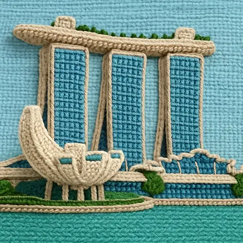Crochet Marina Bay Sands Design in Singapore