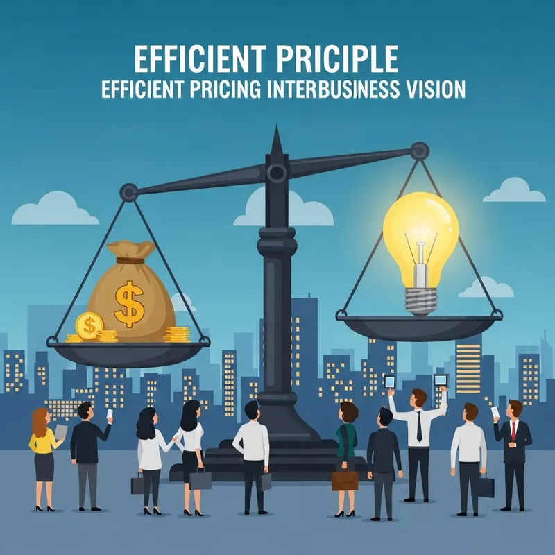 Efficient Pricing and Business Vision - A Visual Interpretation
