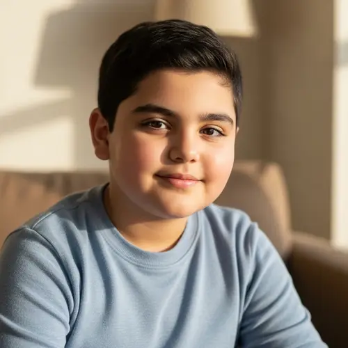 Arab Man with Baby Face - Unique Portraits