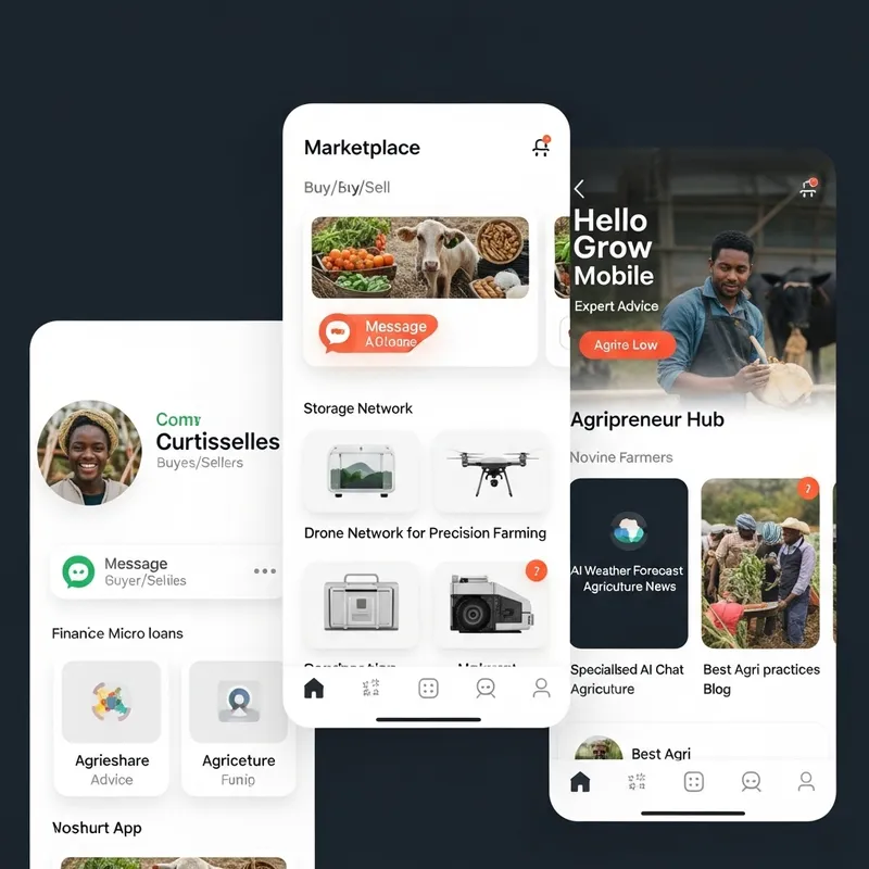 African Agribusiness App: Market, Messaging, Financing & More