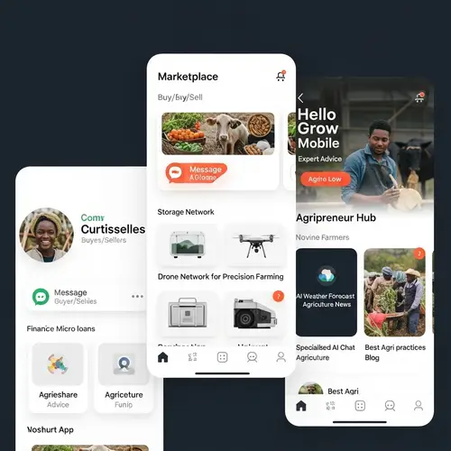 African Agribusiness App: Marketplace, Messaging, Financing & More