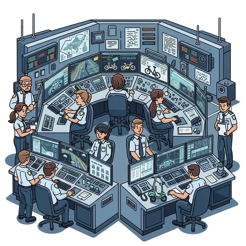 Command Centre Monitoring Vehicles | Multicultural Tech Hub