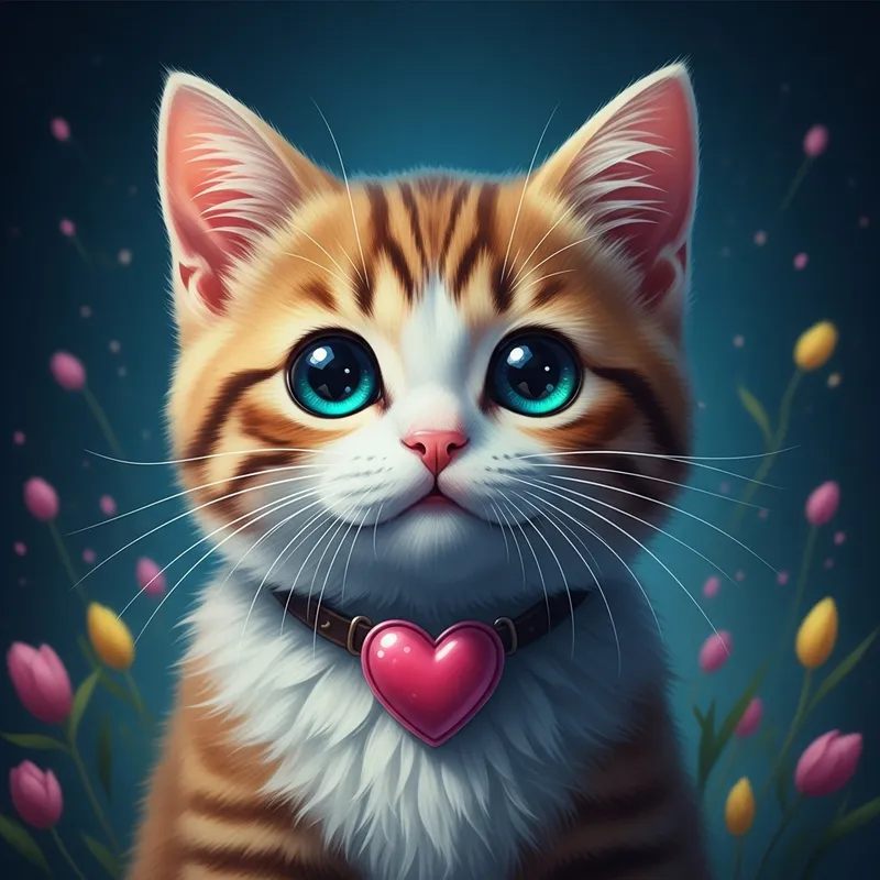 Detailed Fantastical Cat Matte Painting | Adorable Splash Screen