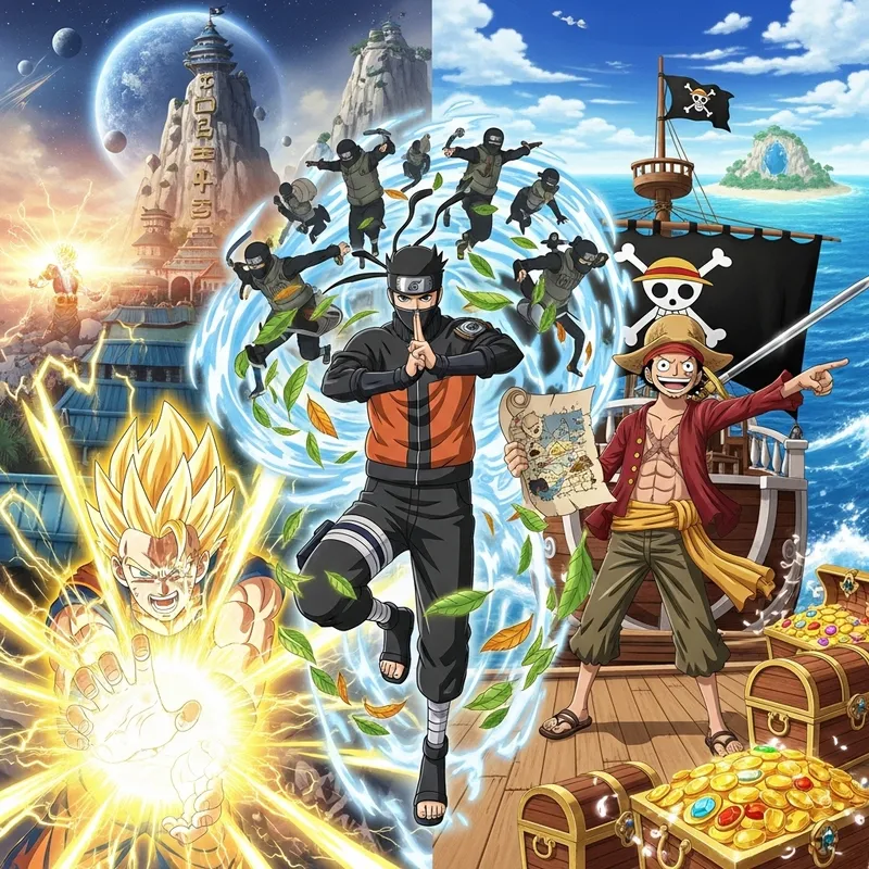 Ultimate Anime Crossover in Stunning 4K Image Ultimate Anime Crossover in Stunning 4K Image