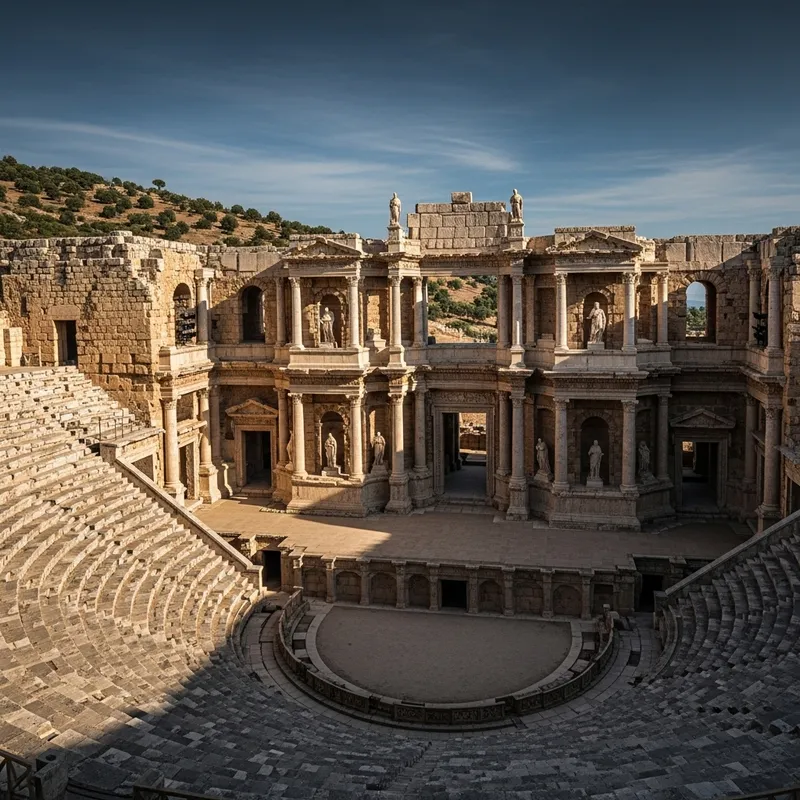 Roman Theaters: Semicircular Structures Inspired by Greek Theaters