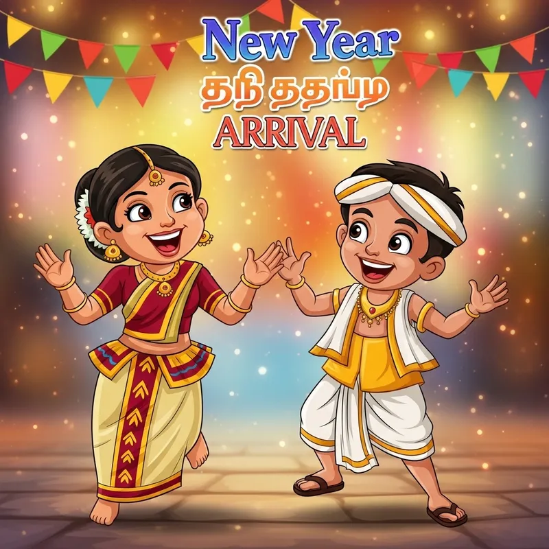 Sinhala Girl & Tamil Boy New Year Celebration