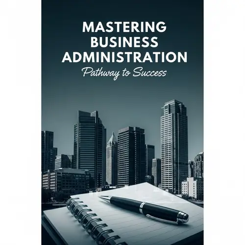 Business Administration Book Cover Design