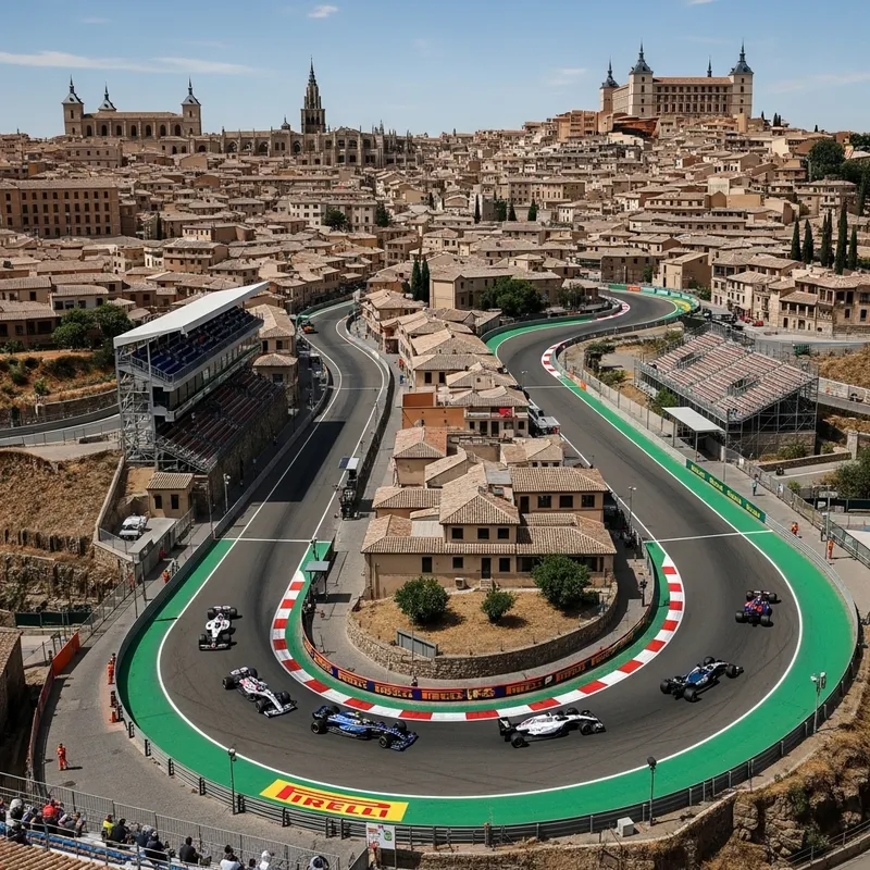 Toledo Formula 1 Circuit: Racing Through Architectural Wonders Toledo Formula 1 Circuit: Racing Through Architectural Wonders