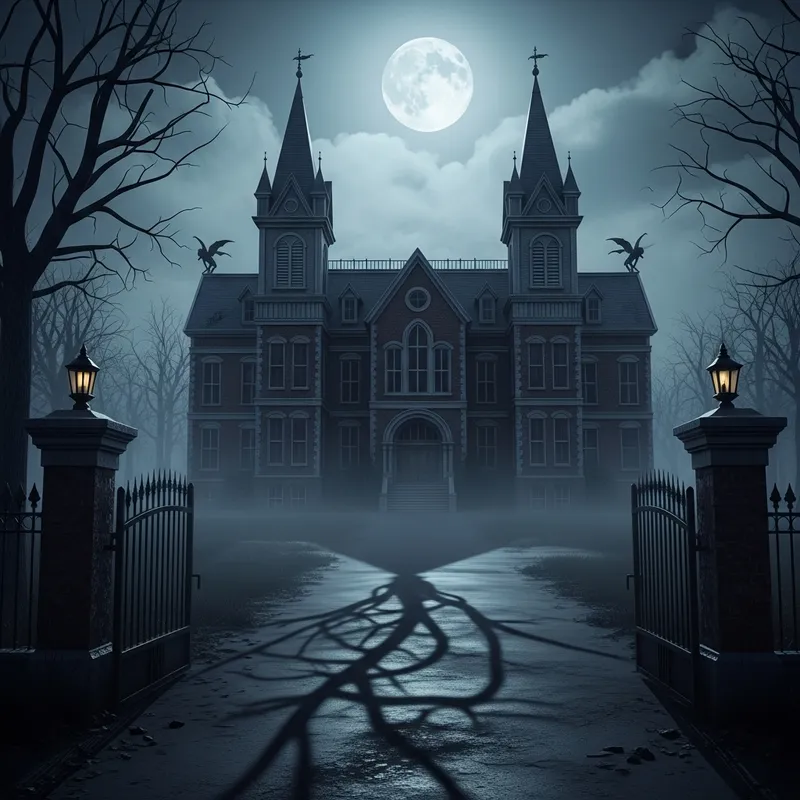 Dark School in Scary Town