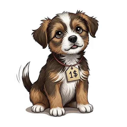 Adorable $1 Rescue Puppy Available Now