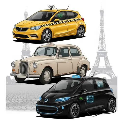 Paris Taxi Designs: Modern, Classic, and Electric Variations