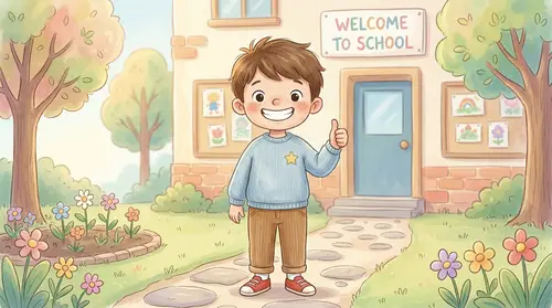 David's Proud Moment: Children's Book Illustration