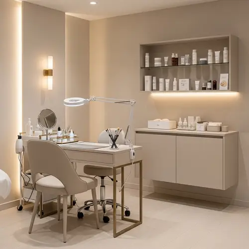 Minimalistic Beauty Clinic Interior Design