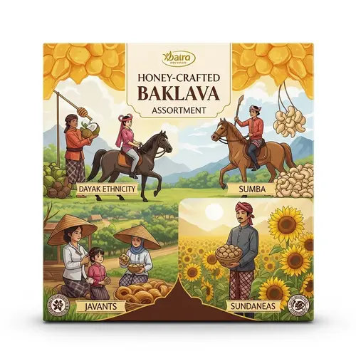 Honey-Crafted Baklava Assortment Inspired by Multicultural Unity | Exotic Flavors