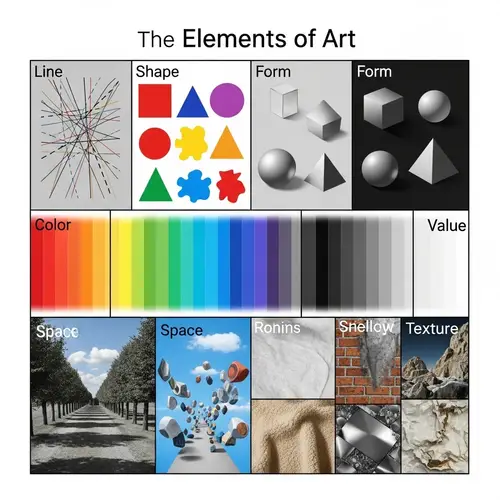 Explore Elements of Art: Line, Shape, Color, and More
