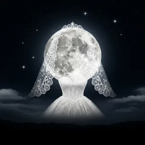 Celestial Matrimony: The Lunar Bride of the Night Sky