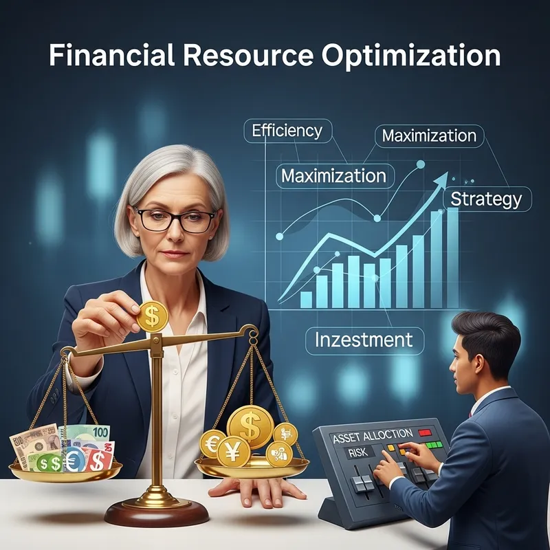 Financial Resource Optimization Image | Asset Efficiency Visualized