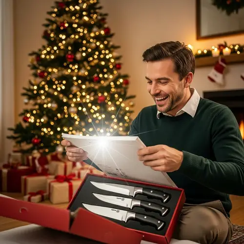 Gleaming Christmas Knives Unboxing | Festive Decor Delight