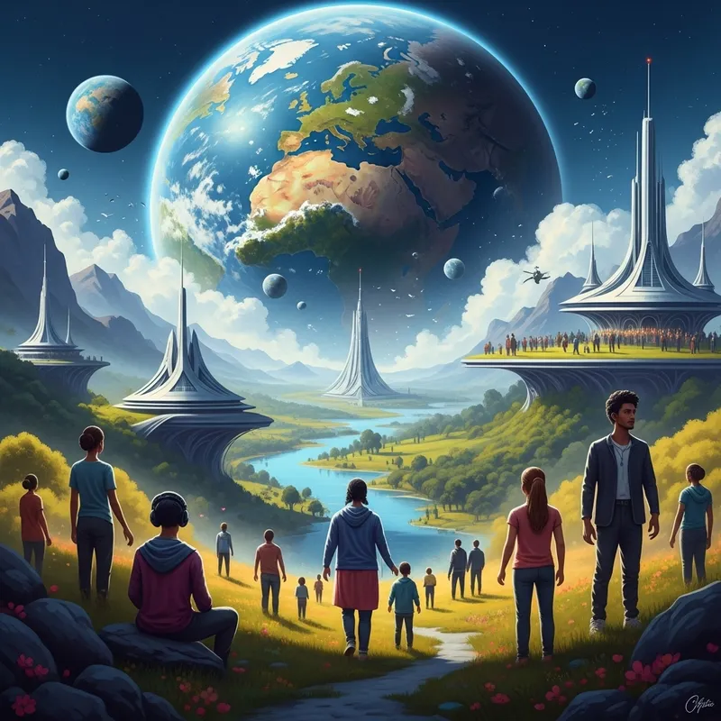 Futuristic Utopian Harmony: Brilliant Plan for Eternal Progress