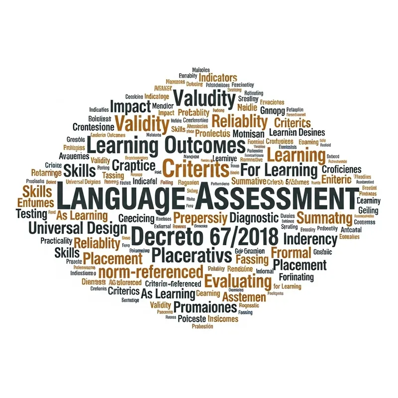 Language Assessment Tag Cloud: Key Concepts and Words