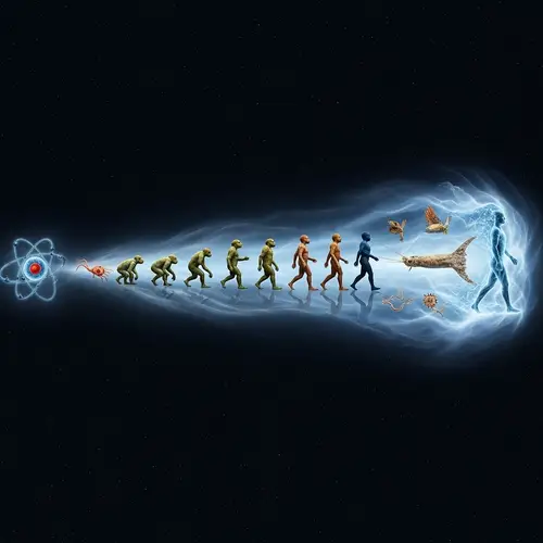Evolution of Life: From Atom to Spirit