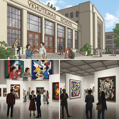 Grand Old Styled Architecture School & Museum | VKHUTEMAS Style