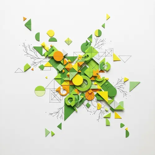 Colorful Abstract Geometric Patterns: Uncovering the Mystery