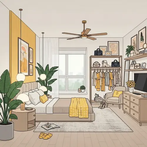 Luxurious and Cozy Bedroom with Minimalistic Aesthetic | Hermes-Inspired Design