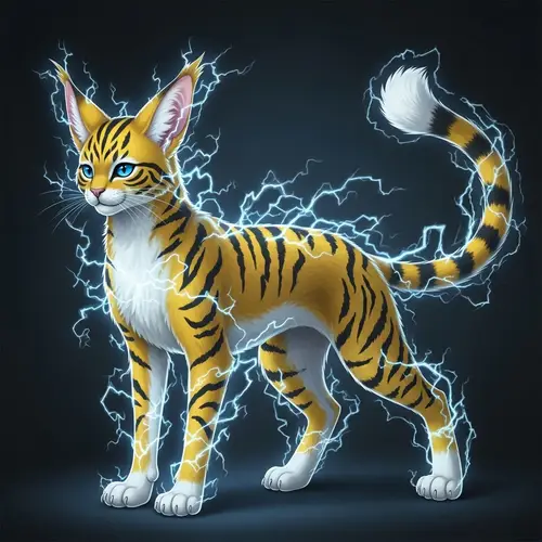 Zeraora - Electric Cat: Feline Creature of Electricity