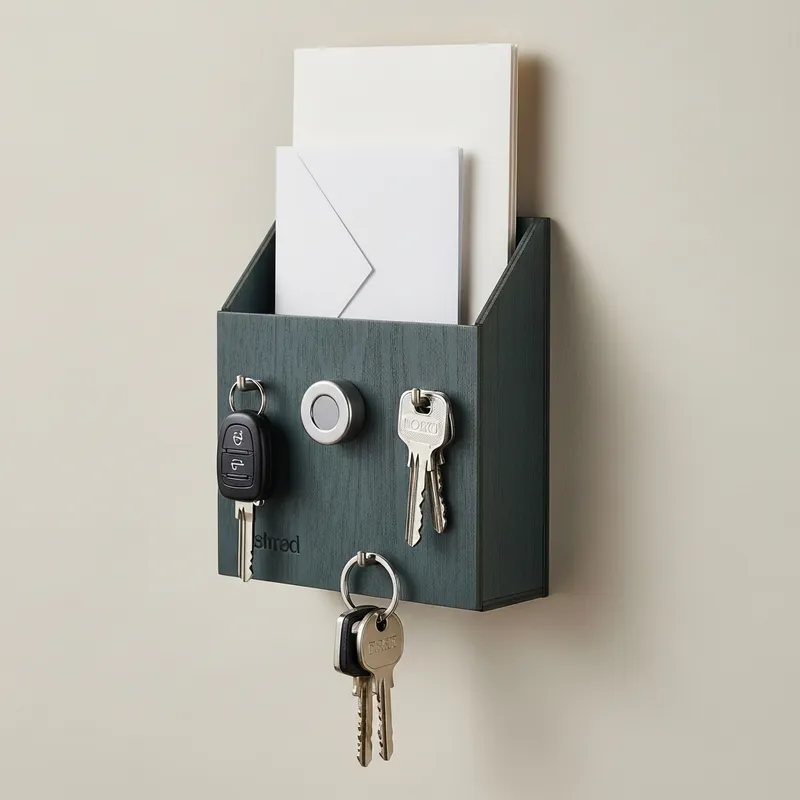 Unique & Stylish Wall-Mounted Magnetic Key Holder Unique & Stylish Wall-Mounted Magnetic Key Holder
