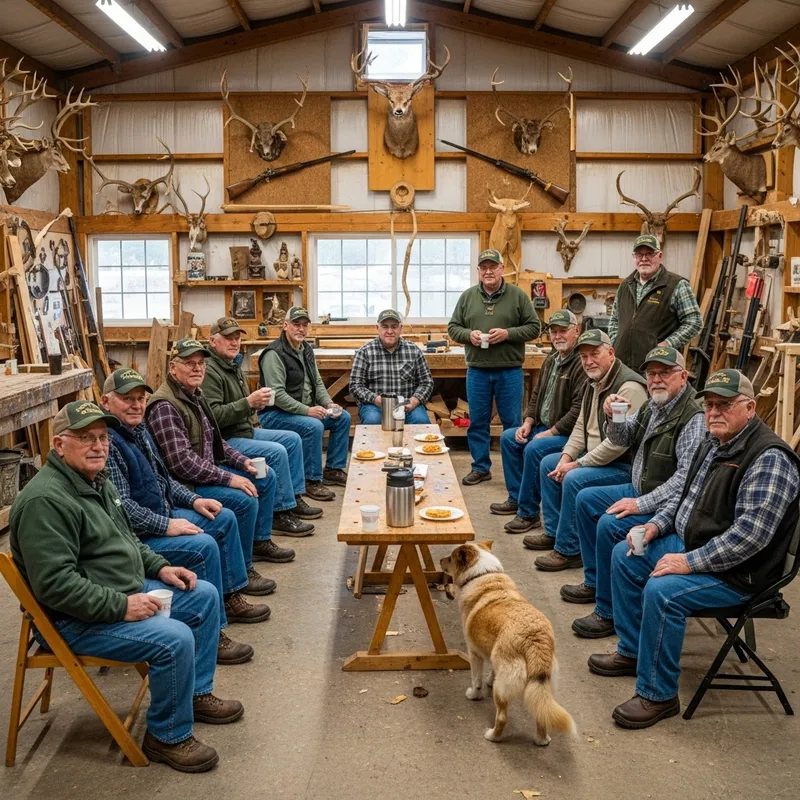Bear Claw Militia Woodworking Shop Gathering - Dogs, Coffee, and Hunting Stories Bear Claw Militia Woodworking Shop Gathering - Dogs, Coffee, and Hunting Stories