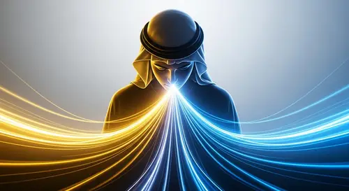 Where Your Attention Goes, Your Energy Flows - Inspiring Banner Background