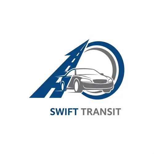 Transportation Company Logo Design with Mobility and Speed Elements