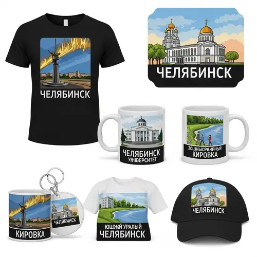 Shop Chelyabinsk Region Merchandise - Landmarks & Symbols