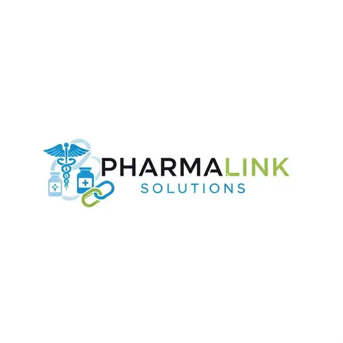Pharmalink Solutions Logo | Professional and Clean Design